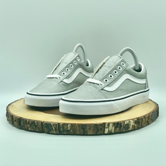 VANS Women’s Silver Old Skool Various Sizes - Picture 2 of 9